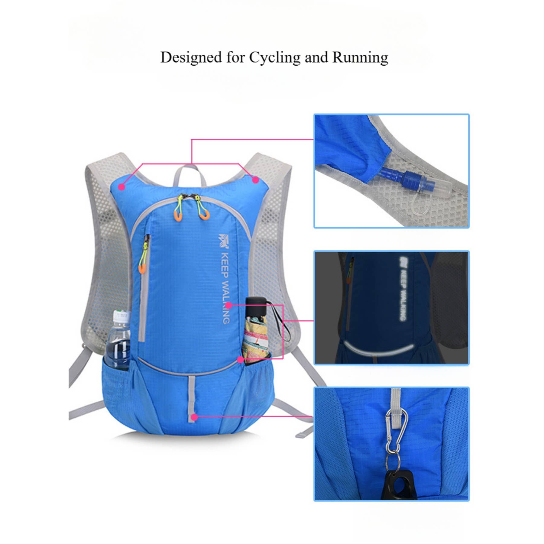 wandf - Wholesale Backpack - Unisex - Waterproof Sport Backpack Ultra-Light for Cycling & Running18