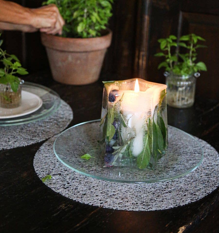 Fiorirà un giardino - Wholesale Disposable Napkin - Woven Iced Polyethylene Placemat 35 x 50 cm1