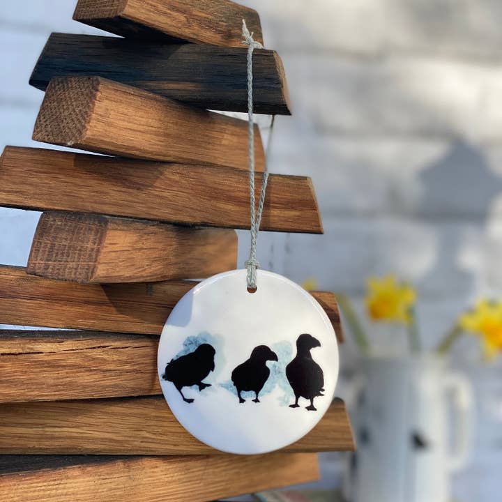 DECORAZIONI: pulcinelle per la vendita all'ingrosso da parte di Sandra Vick