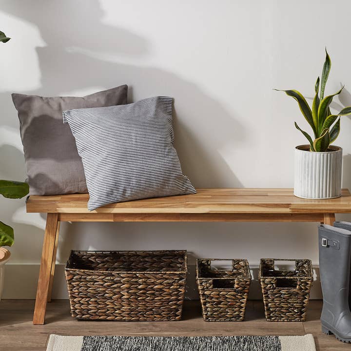 Welcome Home Unbeatable Deals - Vente Tapis - Tapis tissé à la main à bordures panachées noires 2 x 3 pi5