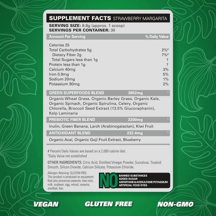 Campus Protein - Wholesale Protein/Superfood Powder - EHP OxyGreens - Daily Super Greens Powder6