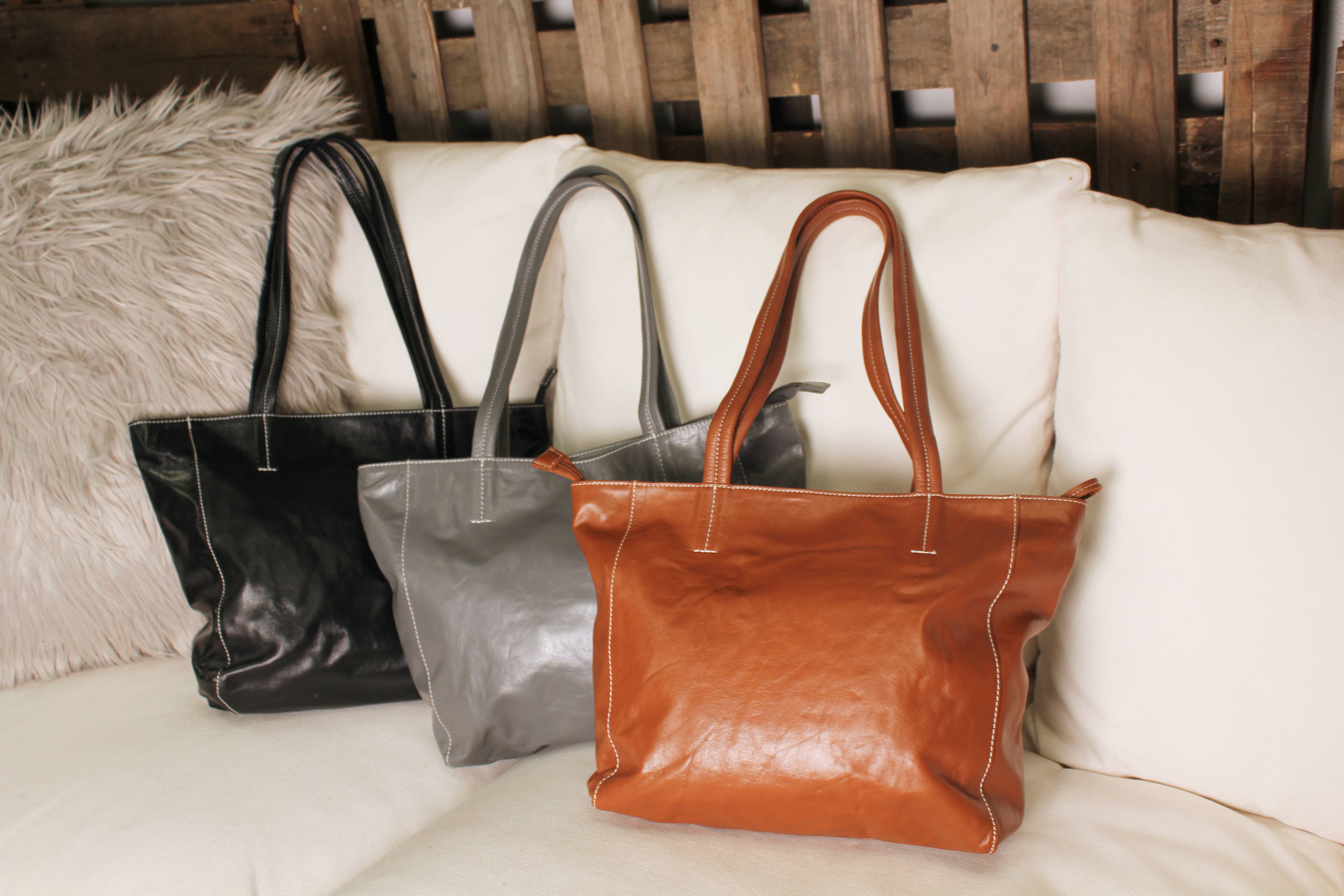 Black Special - Handcrafted Leather Tote Bags for wholesale on Faire6