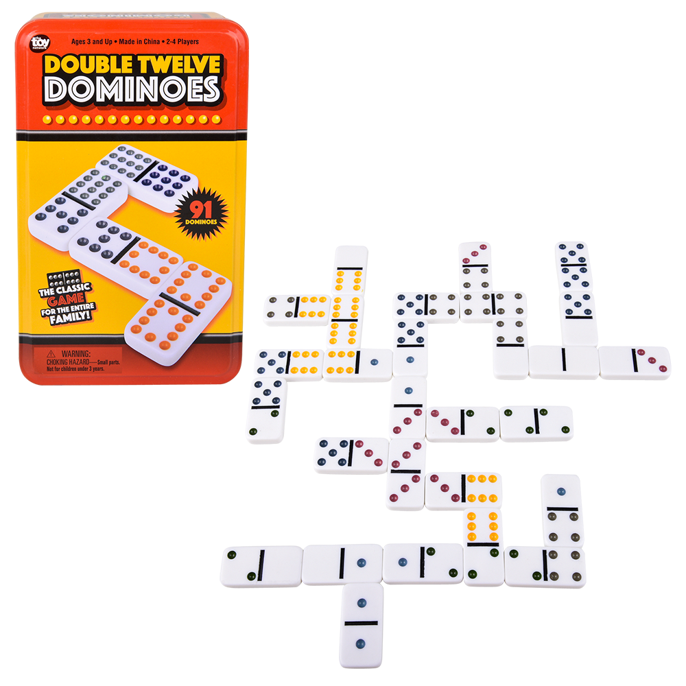 The Toy Network - Wholesale Board Game - DOUBLE 12 DOMINOES4