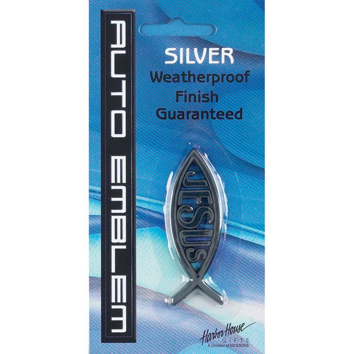 Auto Emblem Fish /Jesus for wholesale by Dicksons