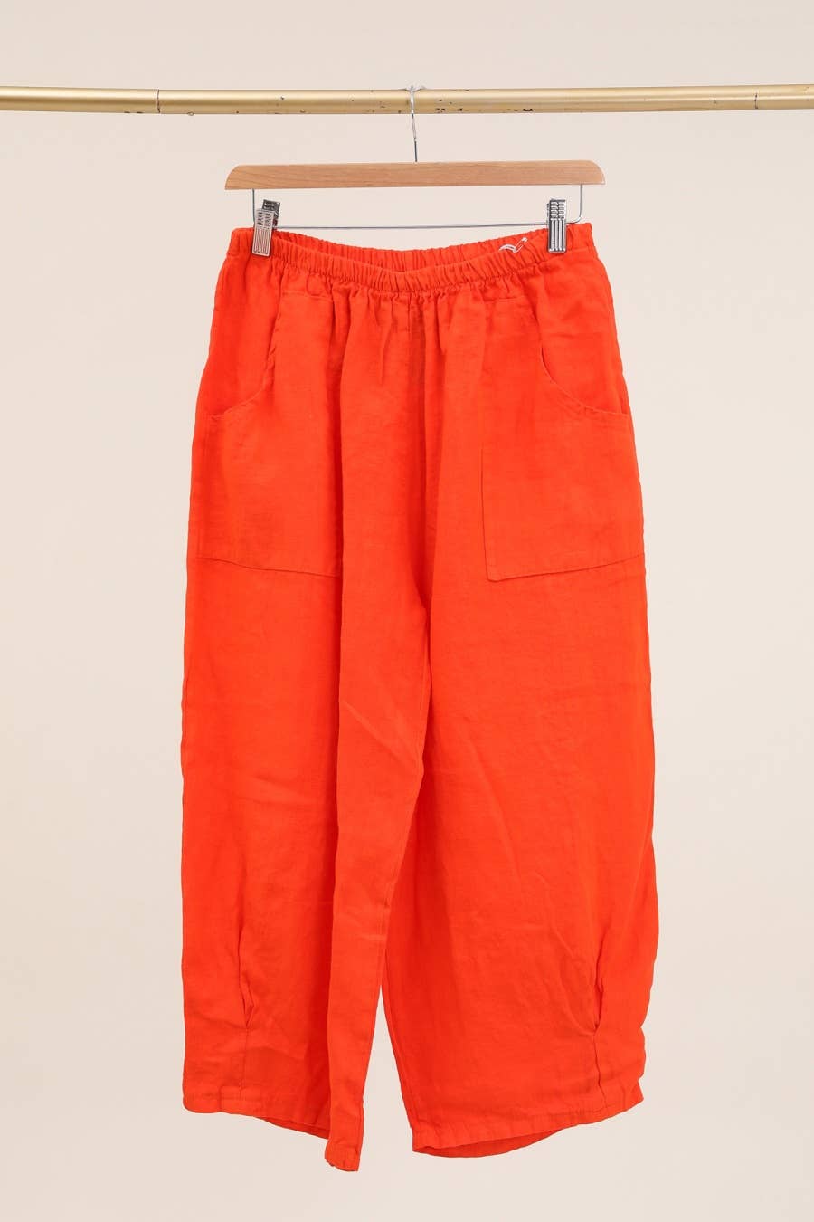 la maison des fibres naturelles - Vente Pantalon – femme - pantalon large en lin 6353 +size 100% linen made in Italy21