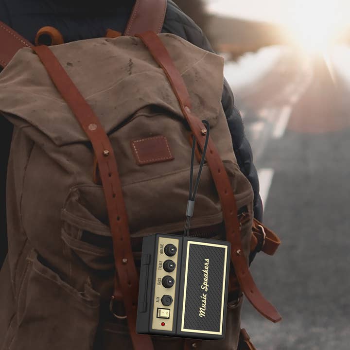 LAX Gadgets - Wholesale Airpod/Earbud Case - Men's - Retro Amplifier AirPods Pro Case - Guitar Amp- Retail pack2