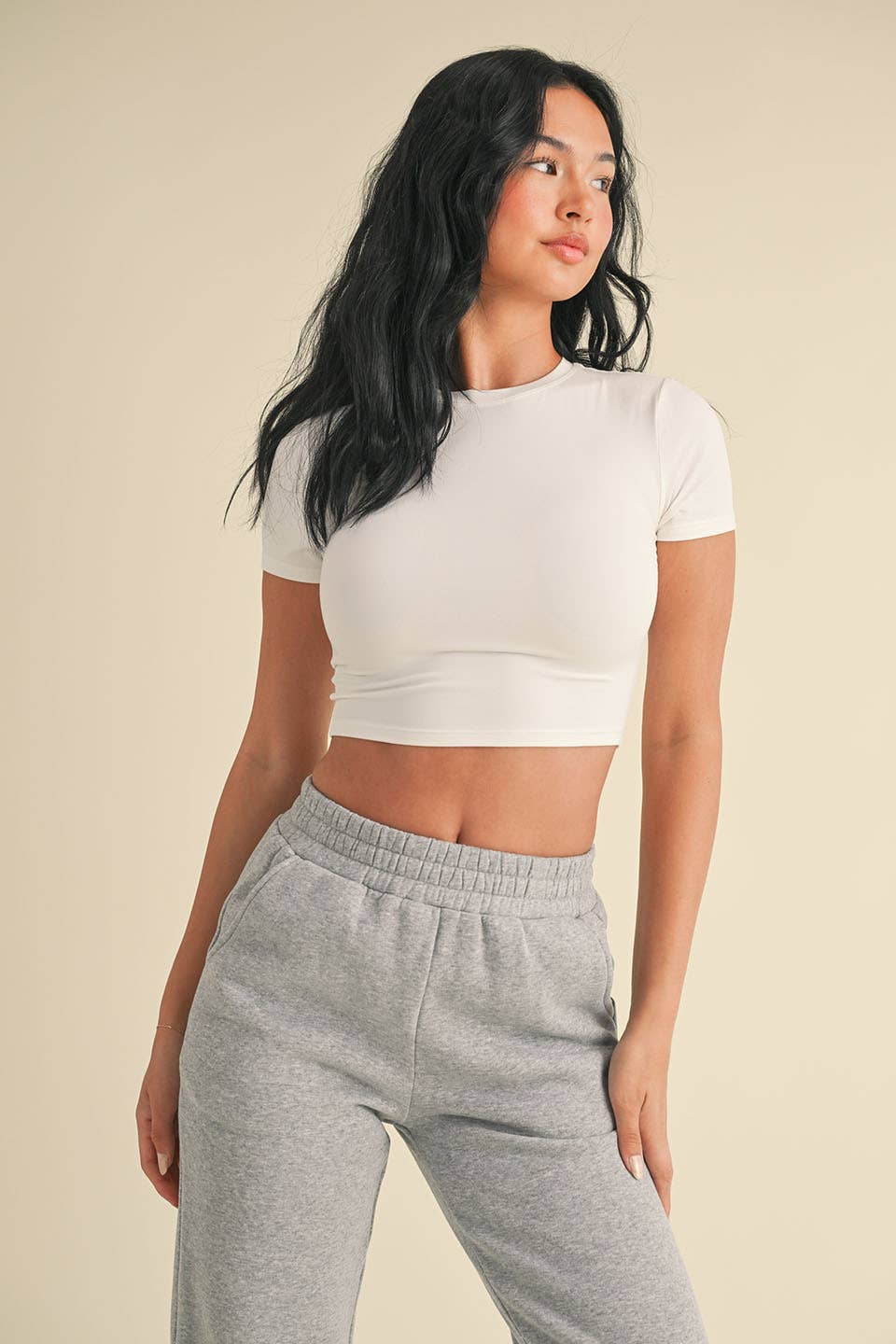 KIMBERLY C – wholesale Athletic top – Women′s – Soft Knit Jersey Crewneck Tee63