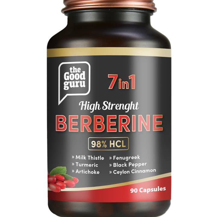 The Good Guru – Engroshandel Kosttilskud og vitaminer – Berberin 7-i-1 98% HCL Kosttilskud