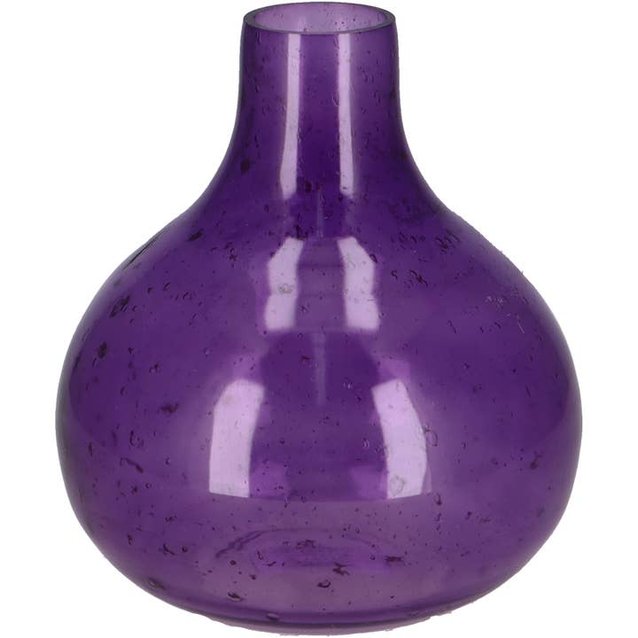 Vaso in vetro Caims X1, D15cm, H17cm, viola per la vendita all'ingrosso da parte di Vosteen