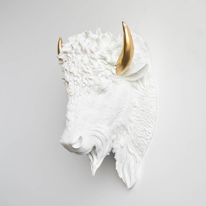 Near and Deer – Engroshandel 3D-vægkunst – Faux Bison vægbeslag15