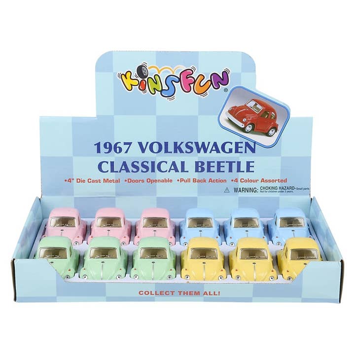 La Luna Bella - Toys - Wholesale Toy Car/Truck - Kids - 4" VW Beetle Die-Cast Car Toy - LLB Toys2