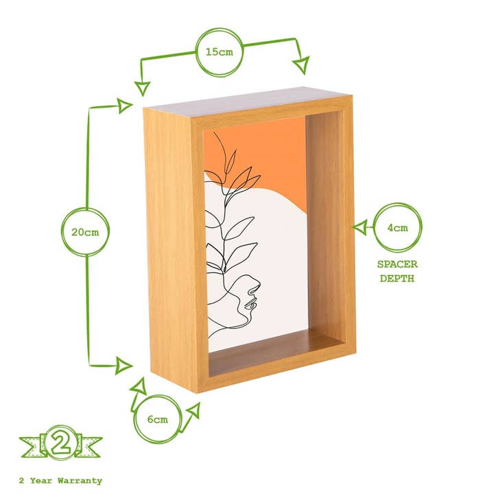 Rinkit Pty Ltd - Wholesale Picture frame - 5" x 7" 3D Deep Box Photo Frame - by Nicola Spring12