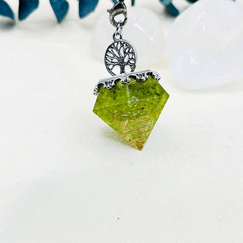 GemMeet – wholesale Andlig sten/kristall – Kristallgeometriskt Livets träd pendel2