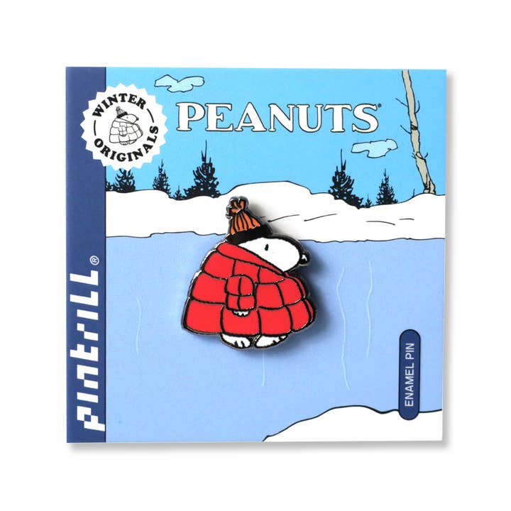 PINTRILL - Wholesale Lapel Pin/Button - Snoopy Giant Red Coat1