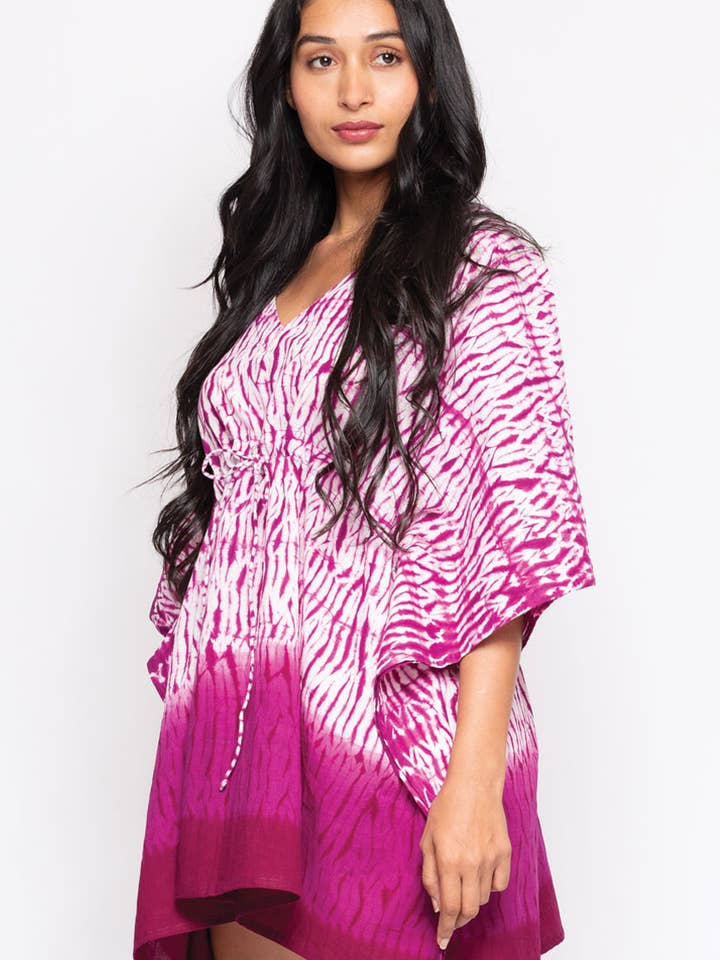 Sevya Handmade - Wholesale Kaftan - Women's - Shibori Cotton Caftan Tops