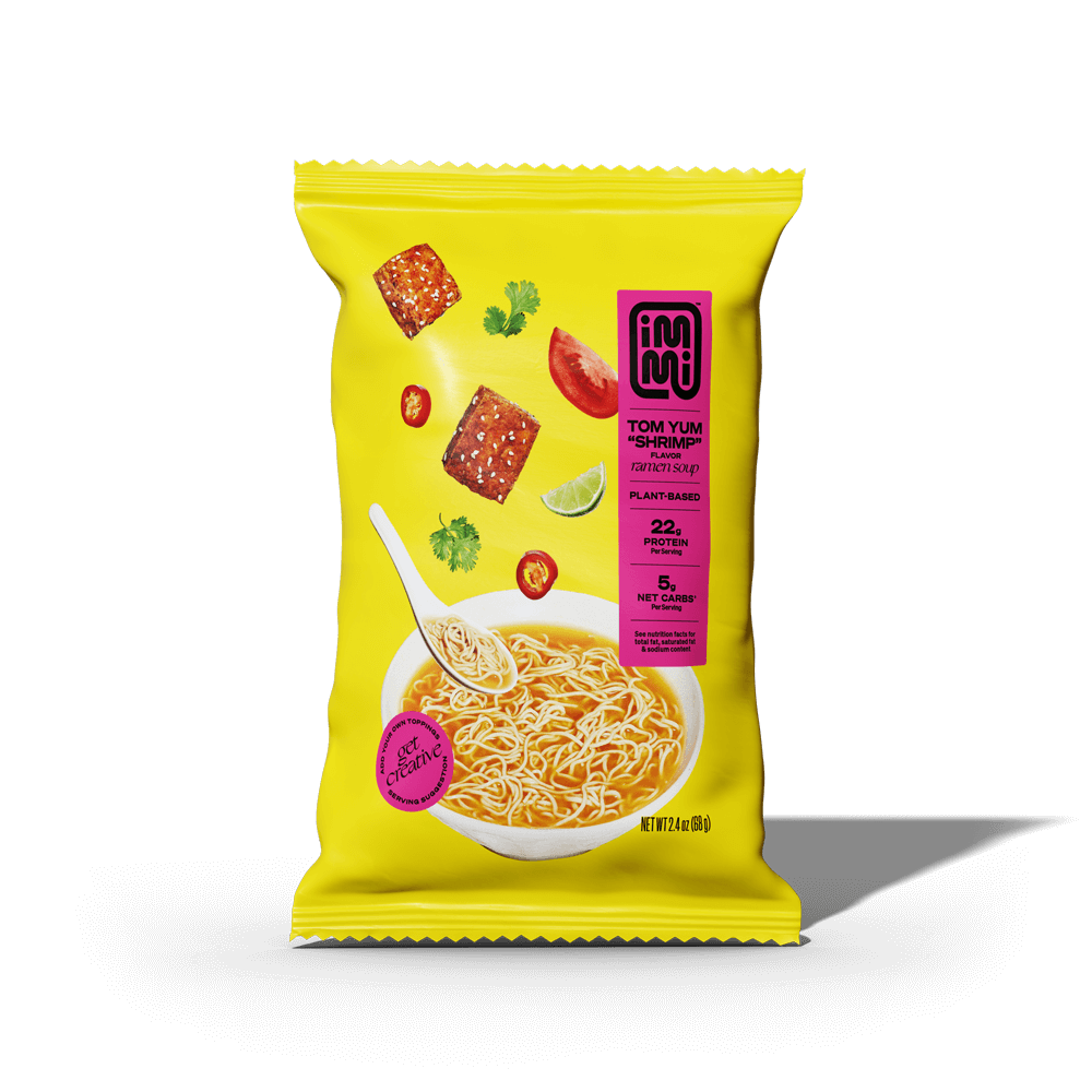 immi - Wholesale Ramen - Tom Yum “Shrimp” Ramen (High Protein)1