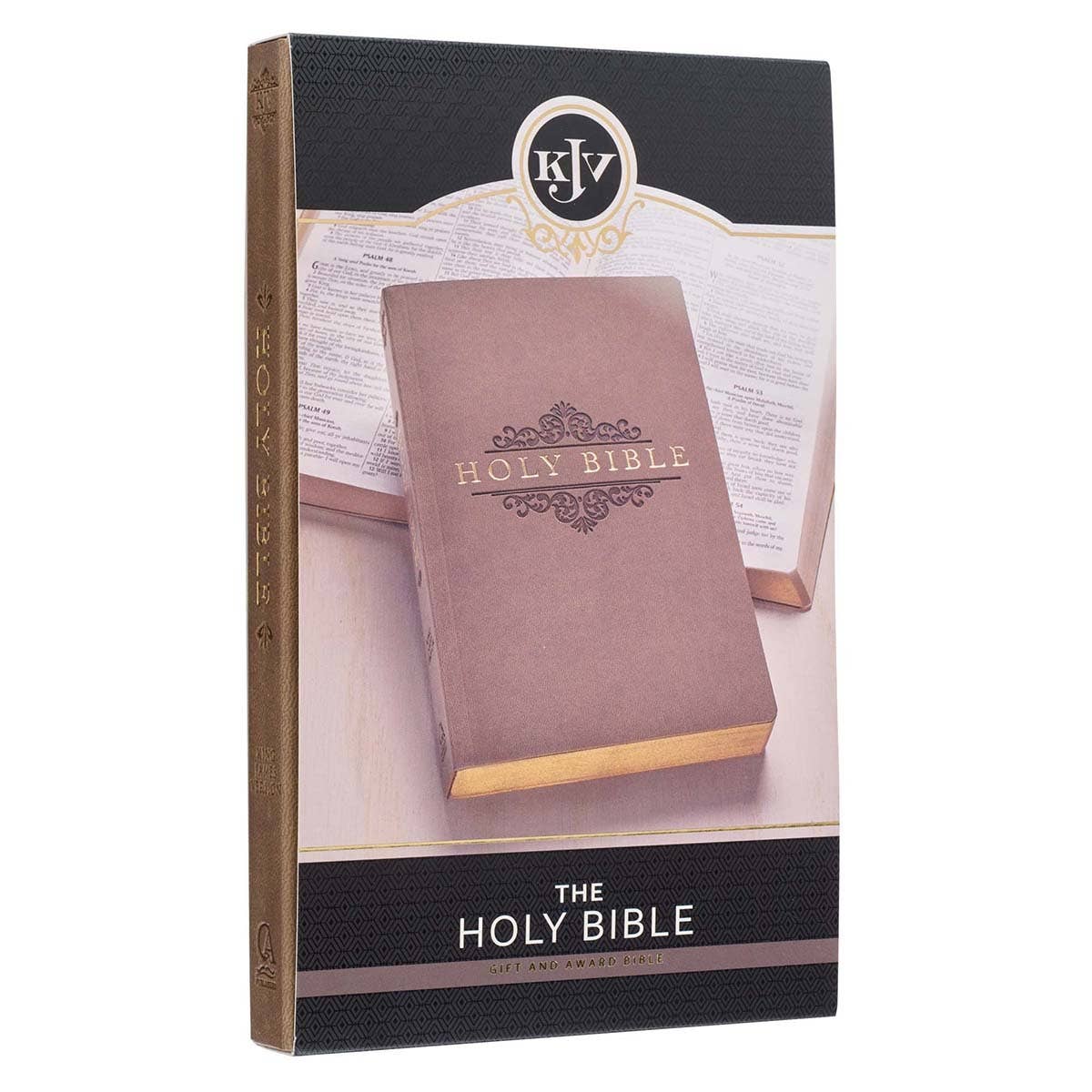 Christian Art Gifts - Wholesale Religion - KJV Bible Gift & Award Faux Leather, Tan7