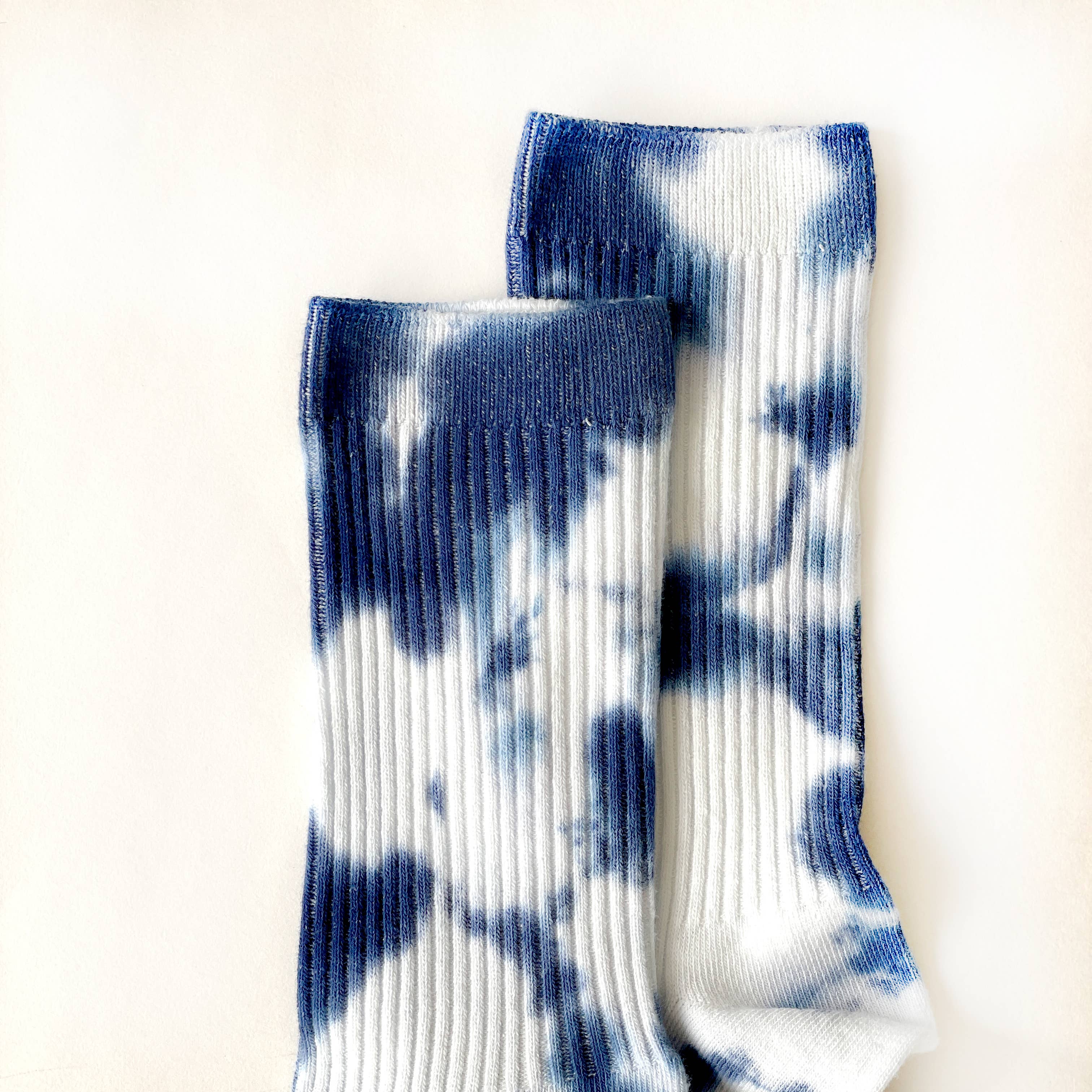 Merle Works - Wholesale Socks - Unisex - Indigo Tie-dye Dressy Socks4