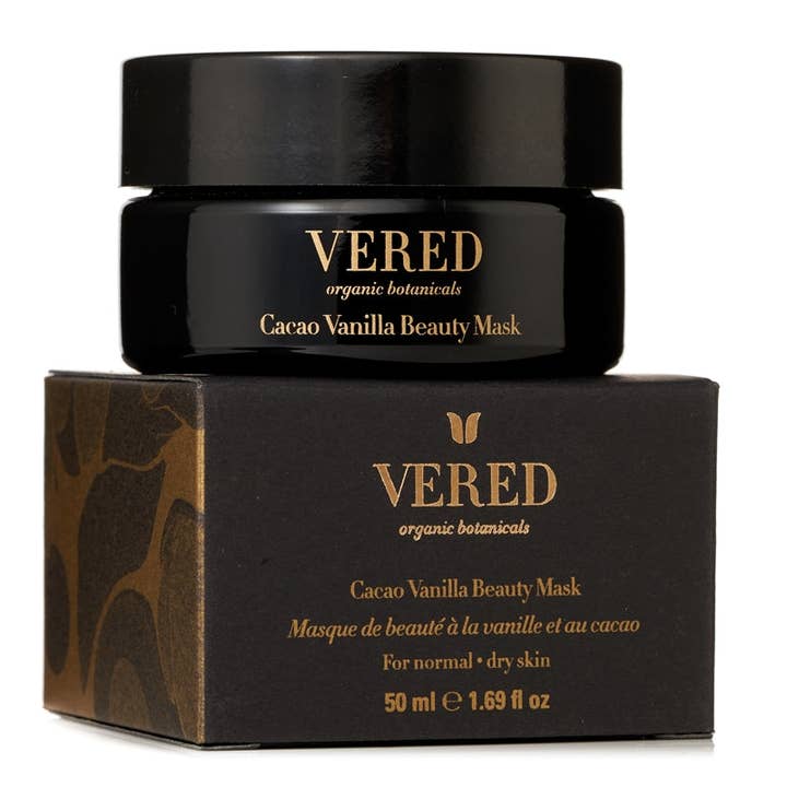 Kakao Vanilje Skønhedsmaske for engroshandel hos Vered Organic Botanicals