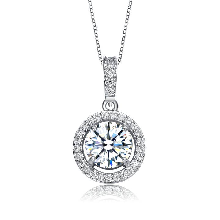 Weißvergoldeter Anhänger (7690) für den Großhandel von Rachel Glauber