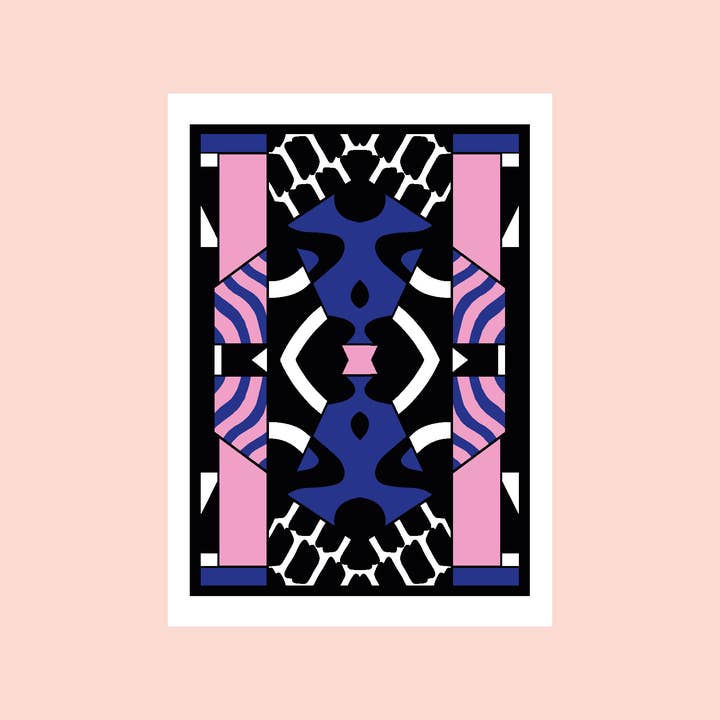 CLASH Print 3 | Art Print for wholesale by KATIE PAYNE DESIGN