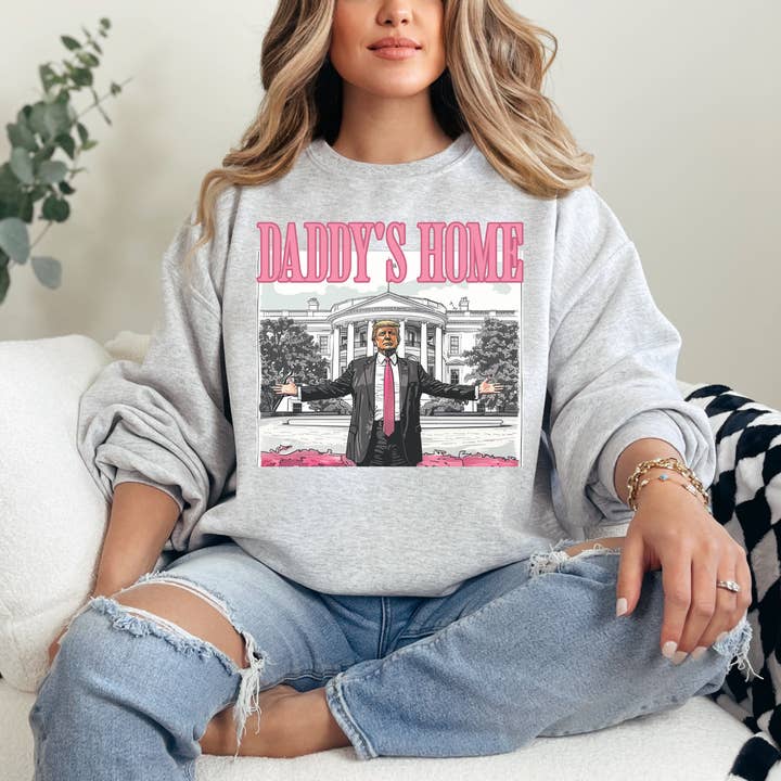 The Longhorn Hippie Co. - Wholesale Screen Printed T-Shirt - Women's - Trump Daddy’s Home Graphic Tees & SweatshirtsÂ