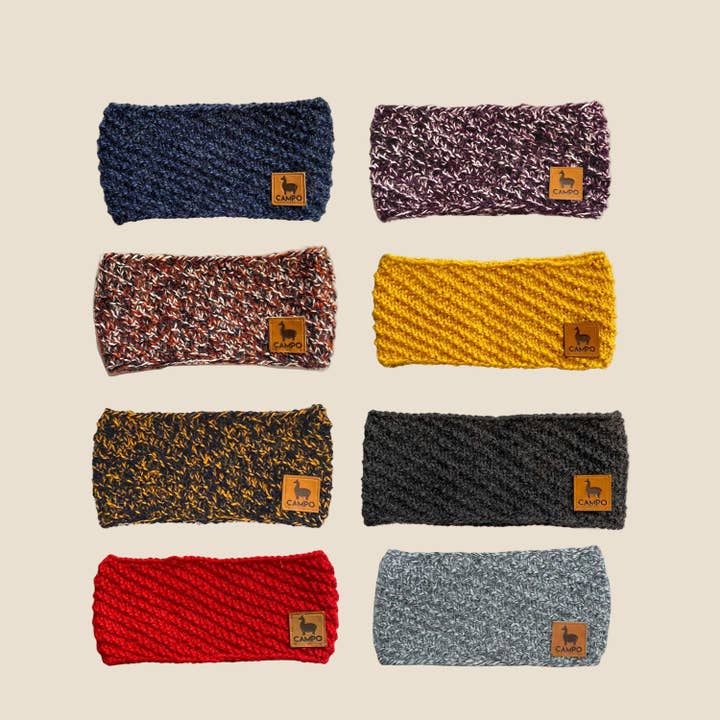 Alpaca Knit Headband for wholesale by Campo Alpaca