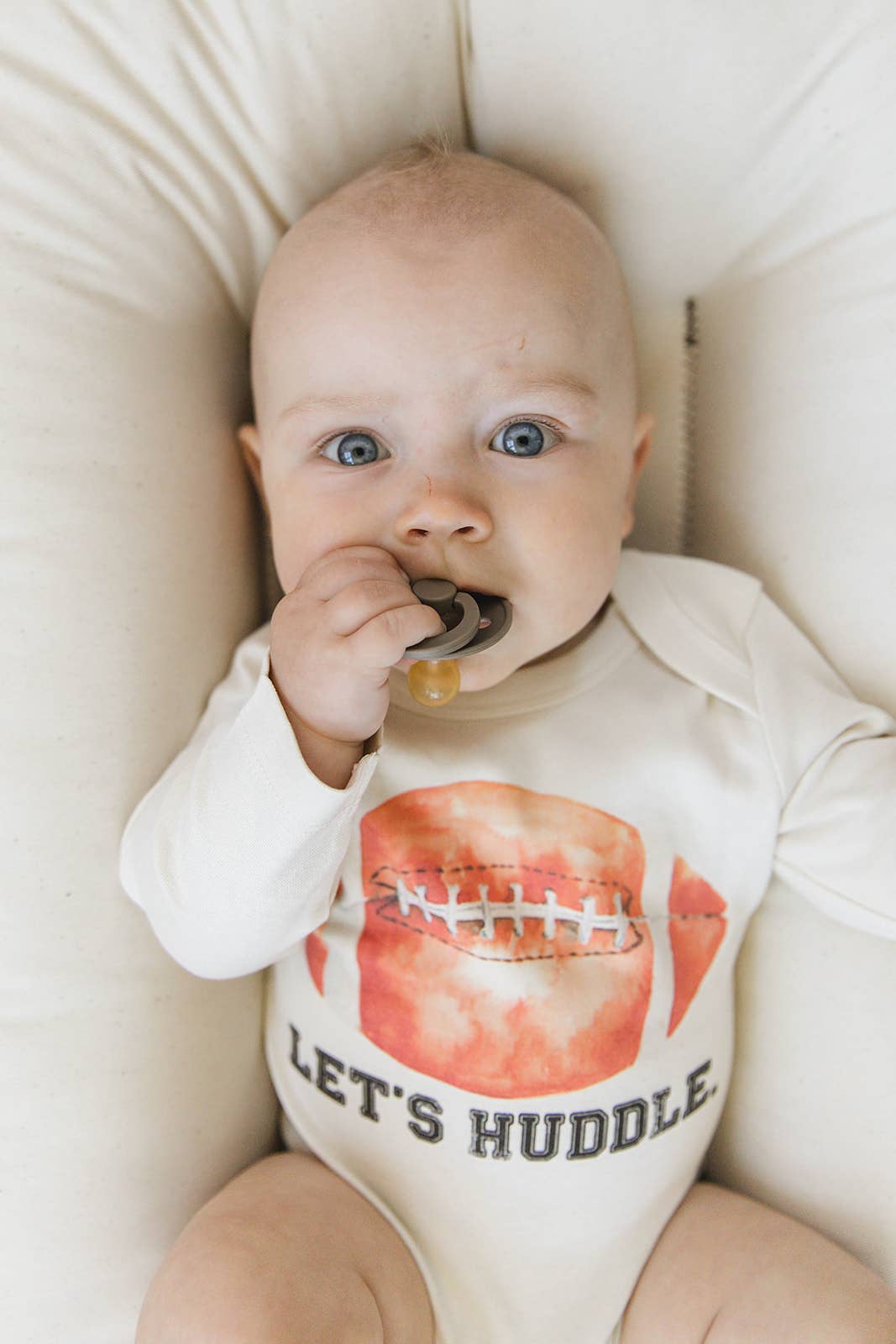 Urban Baby Co. - Wholesale Bodysuit (Non-Footed) - Baby - Let's Huddle Football Organic Baby Onesie & Toddler Tee5