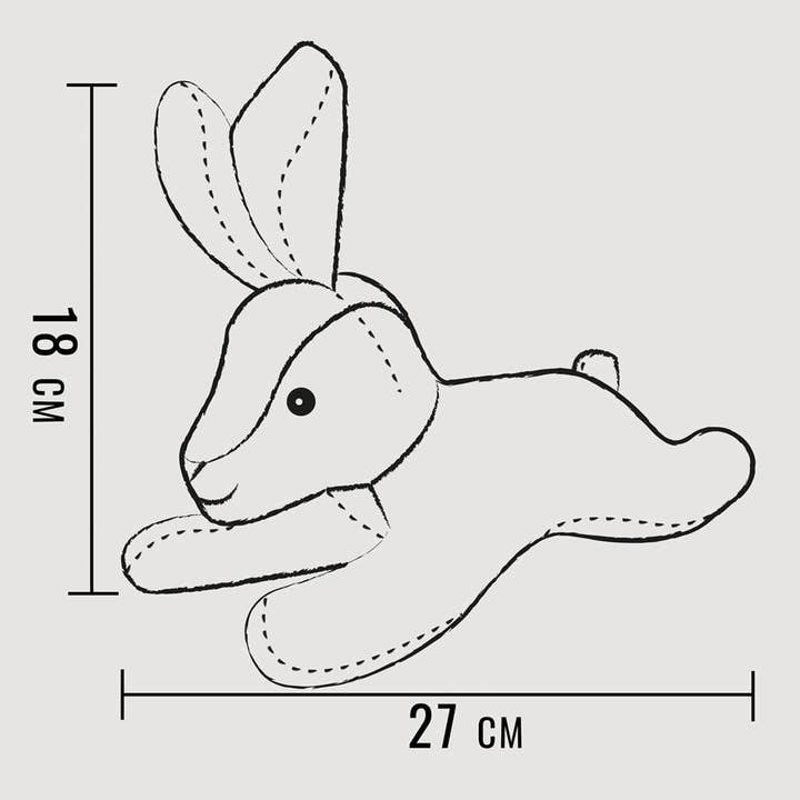 ne&no - Wholesale Pet Plush Toy - Dog - ne&no® Durable Dog Toy with Squeaker - Bunny Haru5