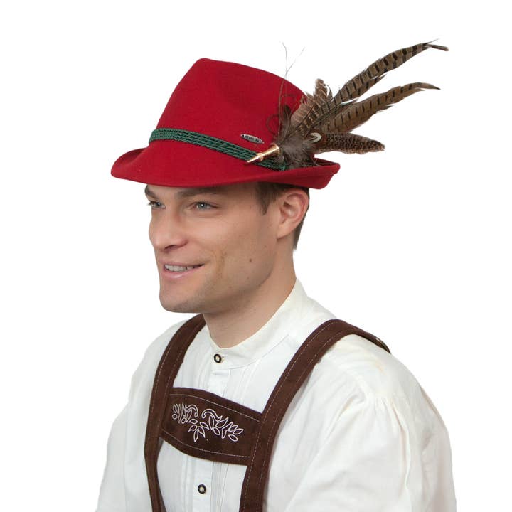 Deluxe Feather for German Oktoberfest Hunter Hat for wholesale by European Heritage Gifts