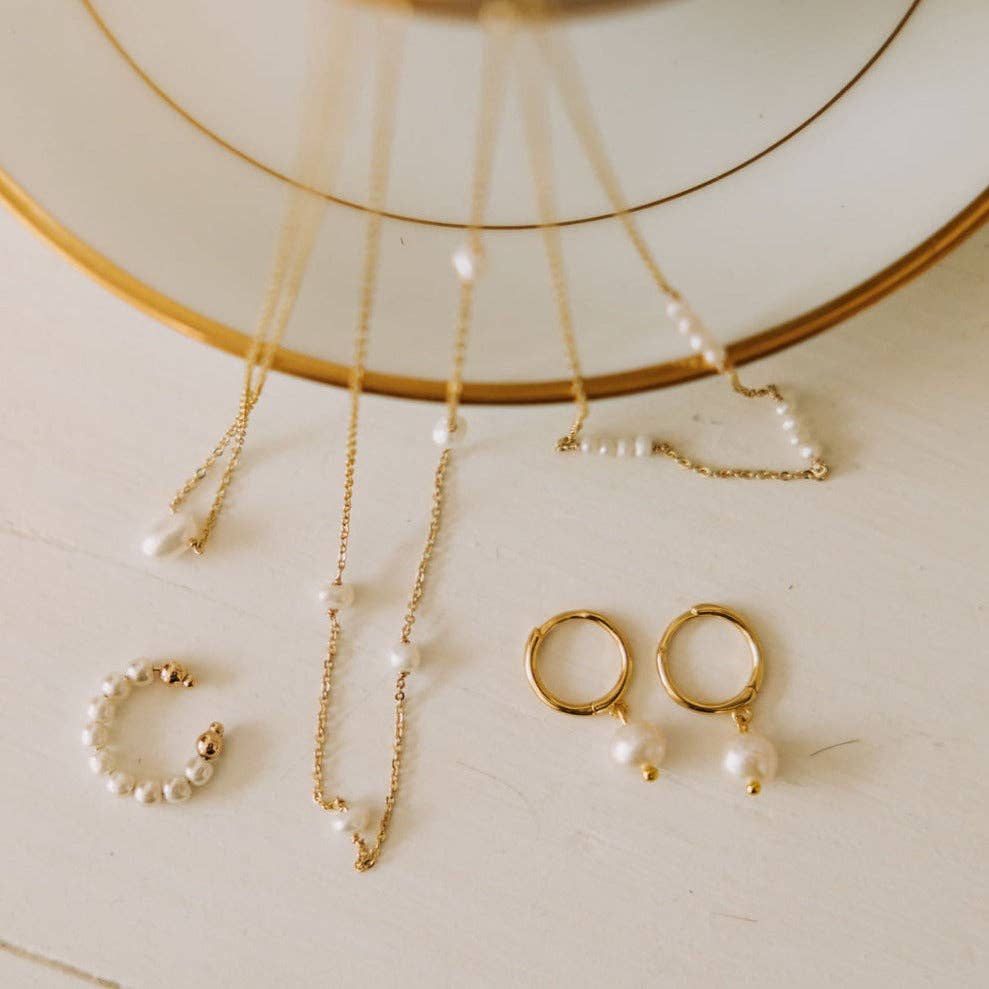 Mauve Jewelry Co. - Vente Boucles d'oreilles pendantes - Boucles d'oreilles Bondi Pearl4