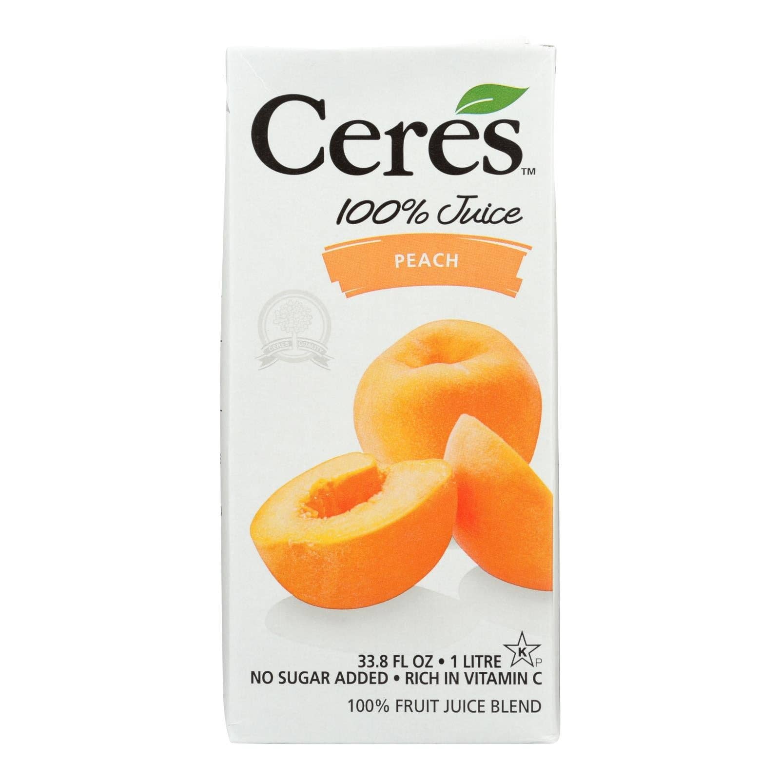 Everyday Supply Co - Wholesale Fruit Juice - Ceres Juices Juice - Peach - Case Of 12 - 33.8 Fl Oz0