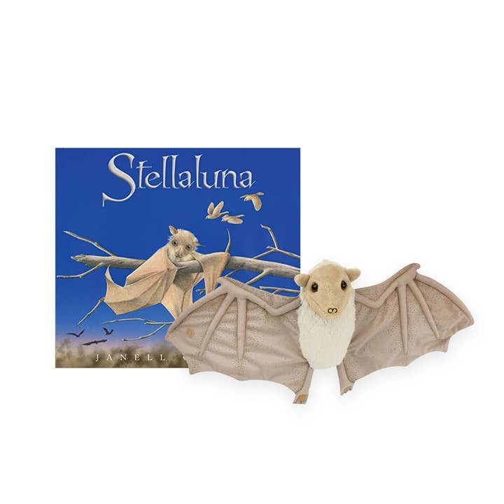 MerryMakers - Wholesale Stuffed/Plush Toy - Kids & Baby - Stellaluna Plush with hardover book