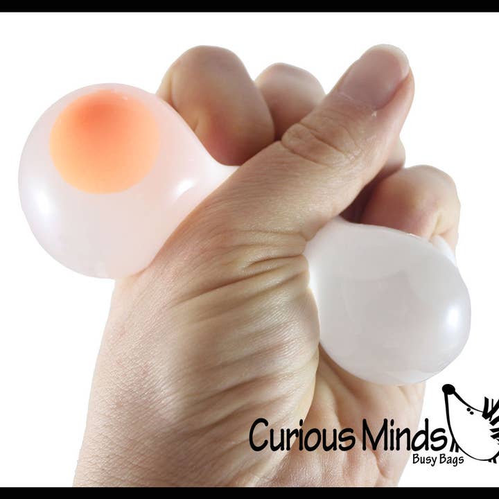 Curious Minds Toys - Wholesale Squishy Toy - Kids & Baby - 1 Egg Splat Ball - Water Filled Splat Stress Ball - Throw