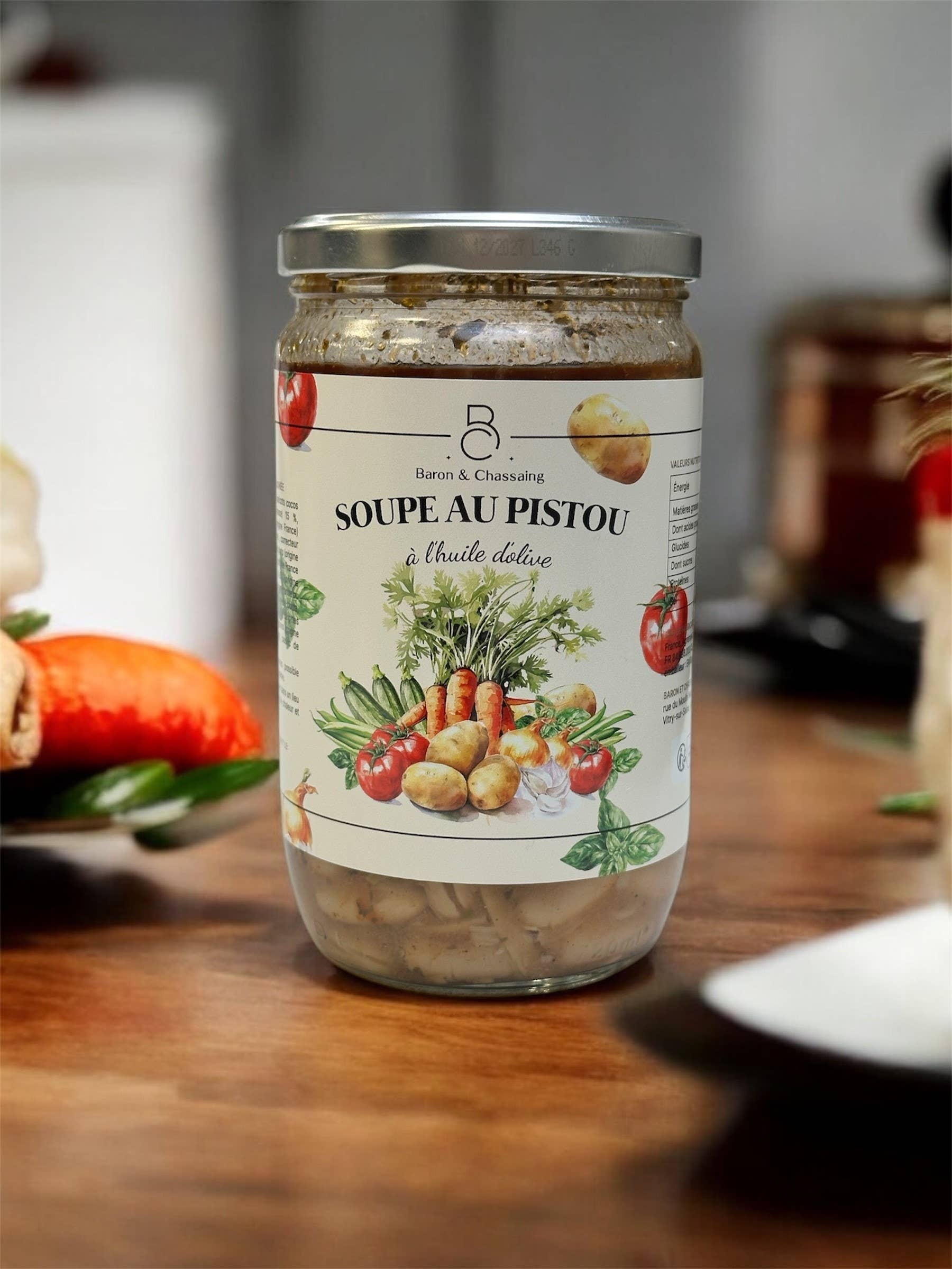 Baron & Chassaing - Wholesale Soup - Pistou Soup 650 g1