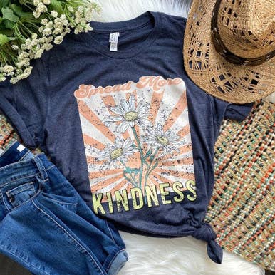 Spread More Kindness Screen Print Transfer for wholesale by Trendy Transfers