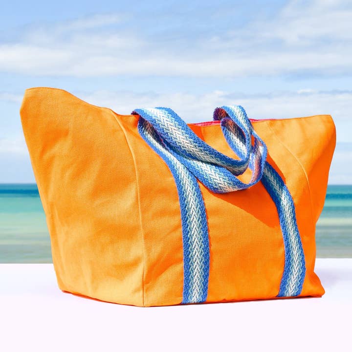 Cockatoo - Wholesale Beach Bag - BRIGHT ORANGE BEACH BAG