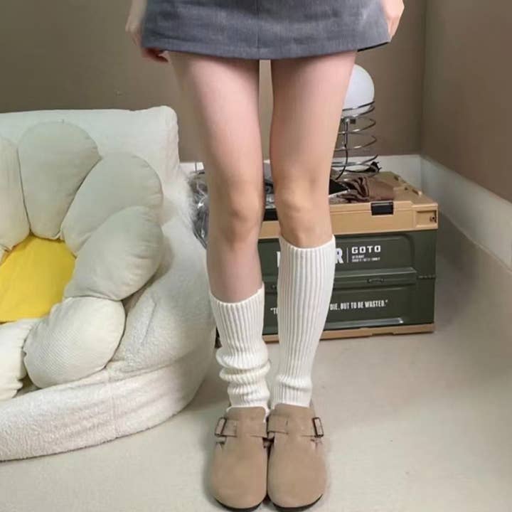 LadyJuneAccessories - Wholesale Socks – Women's - Soft Knit Slouch Leg Warmers – Cozy Winter Essentials, Sock9