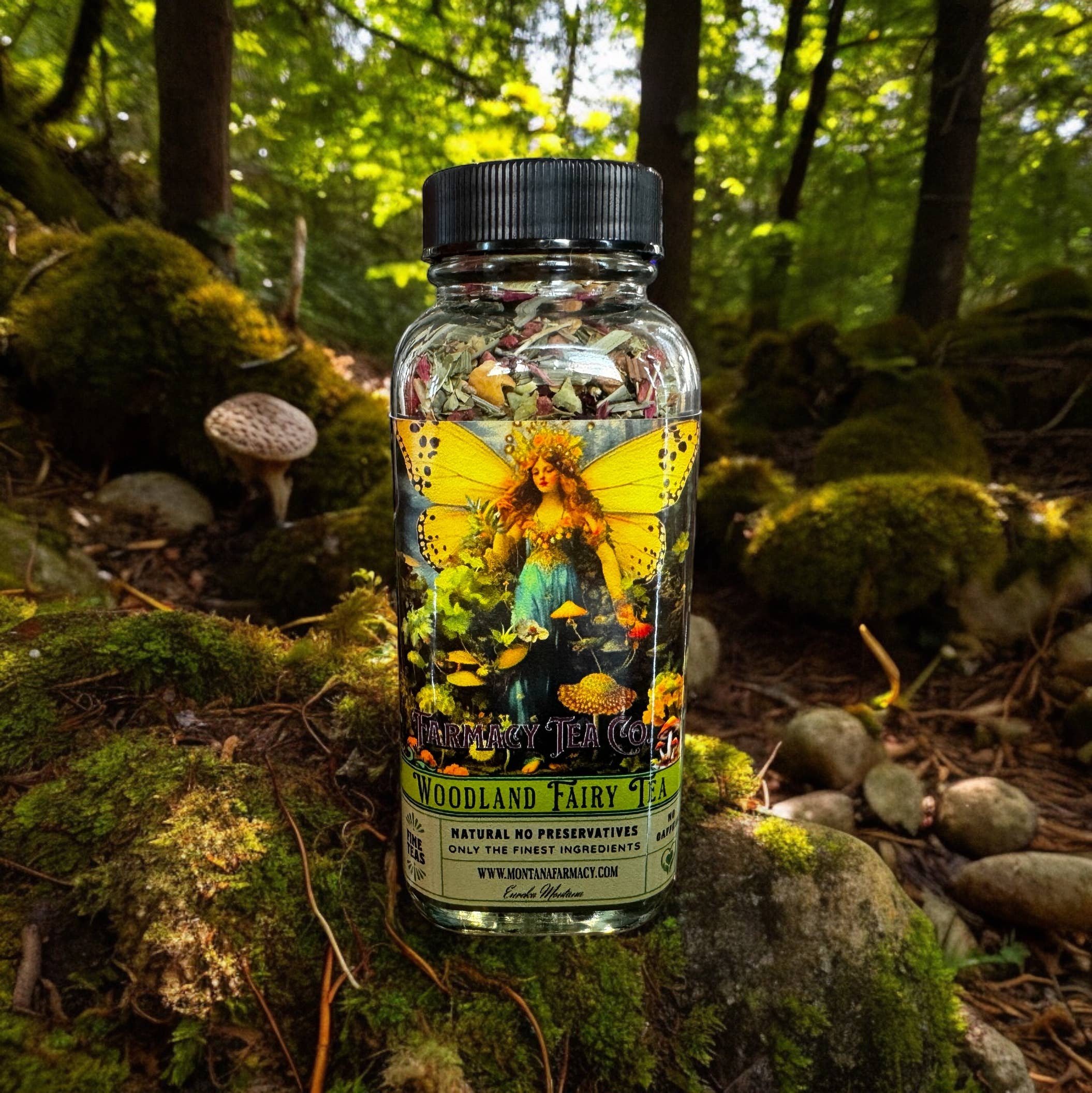Montana Farmacy – Engroshandel Løs te – Woodland Fairy Fairey urtete til afslapning med lemon verbena og hindbær9