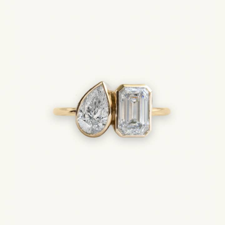 C&C LUXURY CO. - Wholesale Multi-Stone Ring - BEZEL TOI-ET-MOI Luxe Ring0