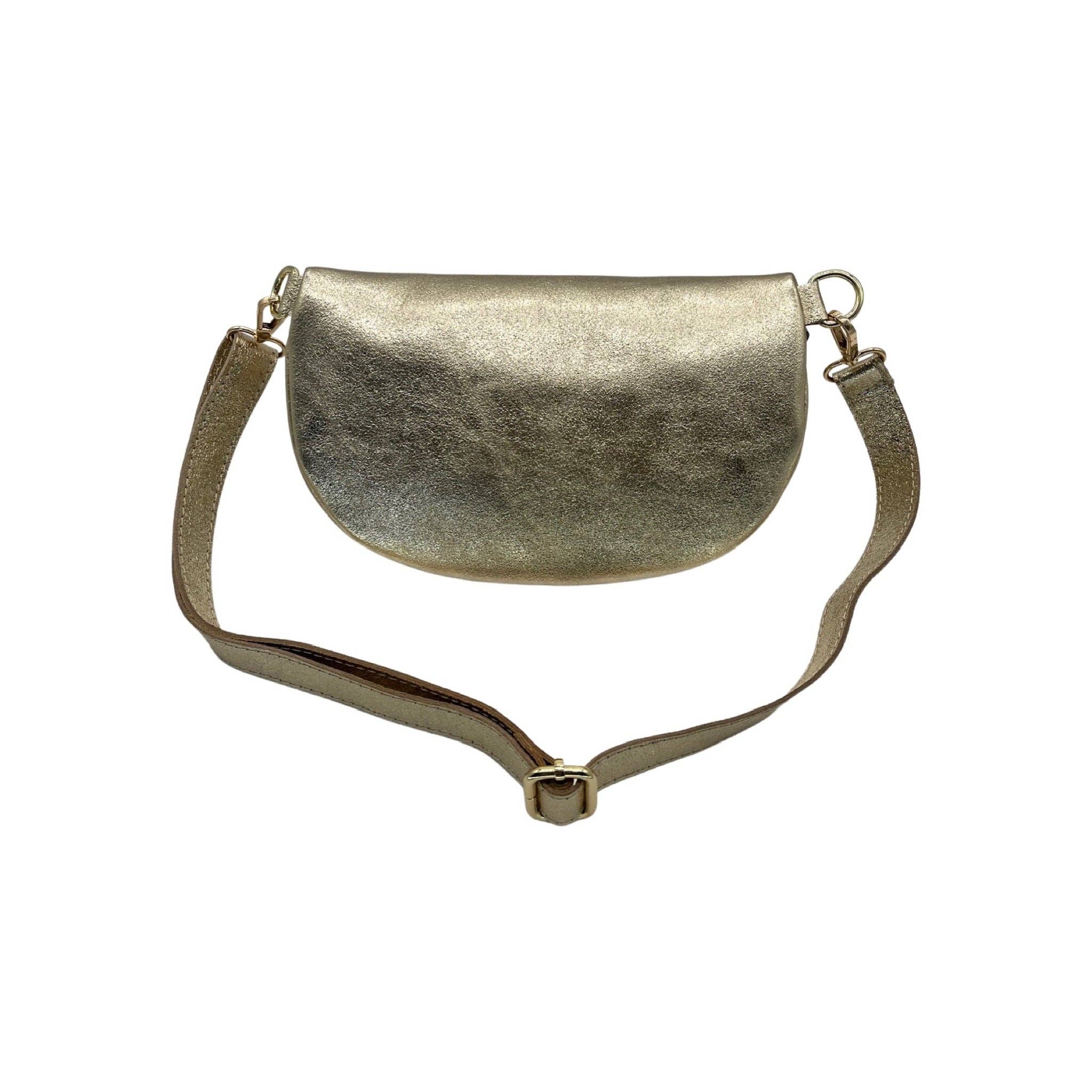 Louisa lee - Wholesale Belt Bag - Women's - LINA IRIDESCENT LEATHER BANANA BAG 25CM6