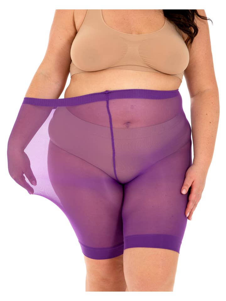 Pamela Mann - Wholesale Shorts - Women's - 90 Denier Curvy Super Stretch Anti Chafing Shorts