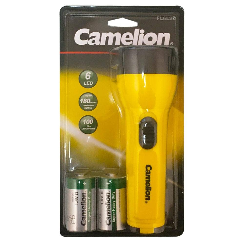 Camelion Battery - Vente Lampes de poche - Lampe torche SuperBright 6 LED Camelion1
