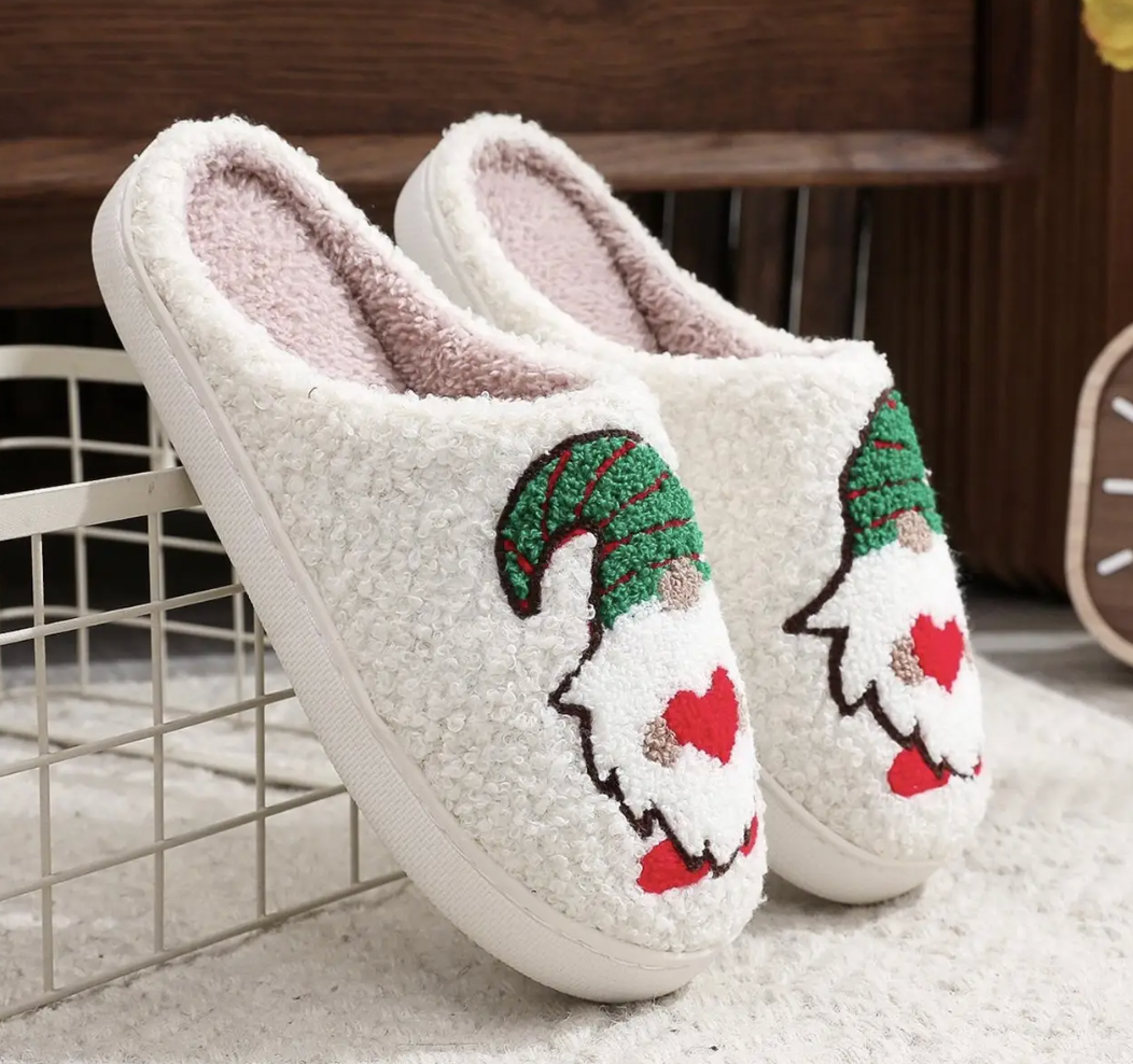 LoveLina - Wholesale Slippers - Women's - Gnome Christmas Festive Holiday Slippers - HORORO3