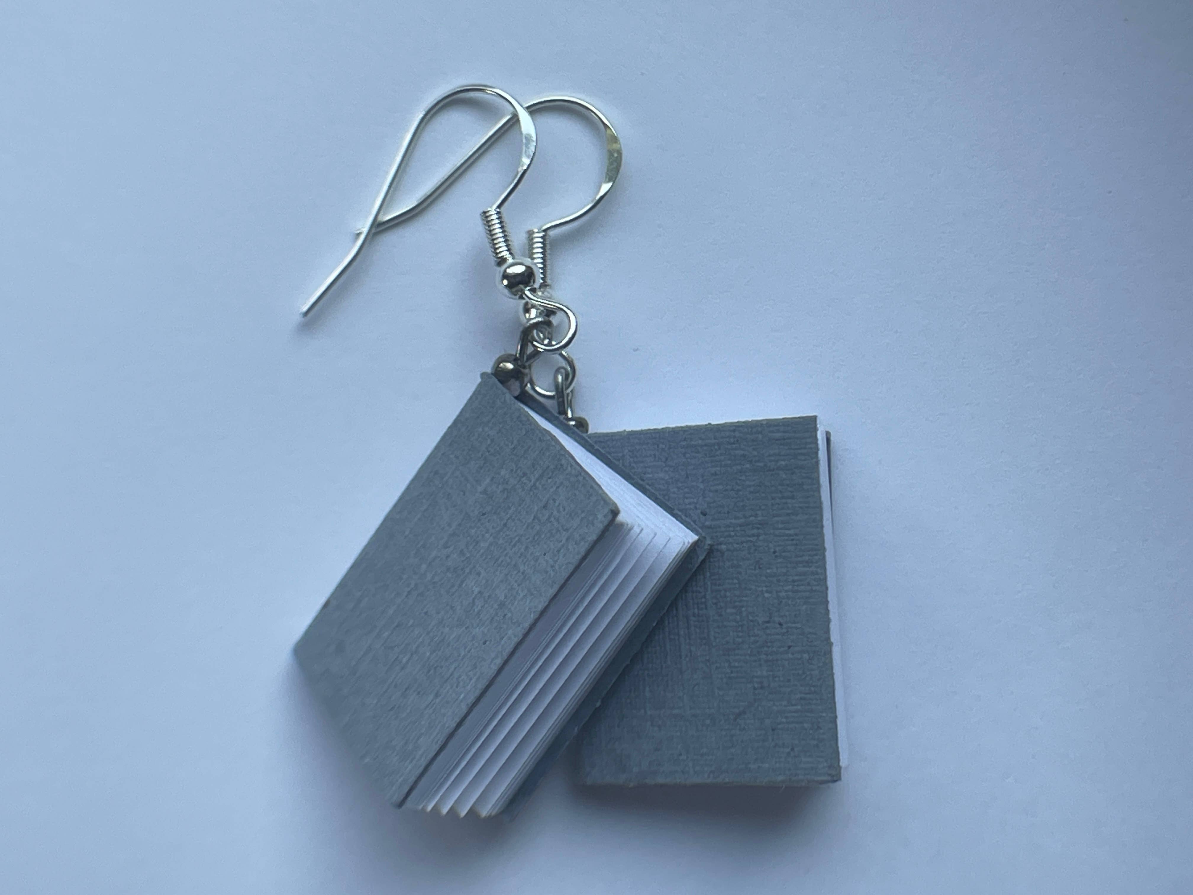 Sageware - Wholesale Dangle Earrings - Mini Book Earrings4