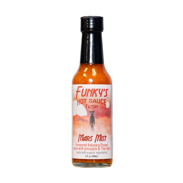 Mars Mist (hotter) for wholesale by Funky's Hot Sauce Factory