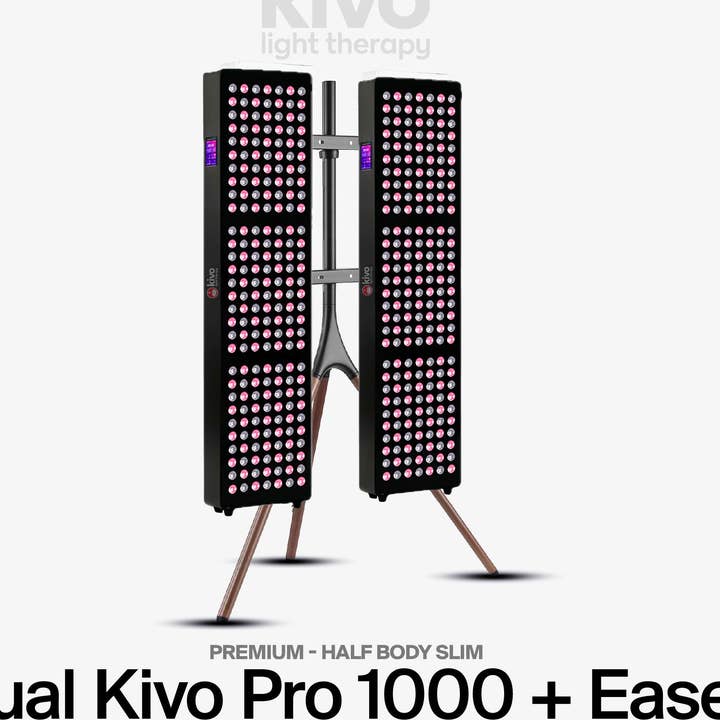 Kivo Pro 1000 Paket: 2 x Pro 1000 & Staffli Stativ för wholesale av Kivo Red Light Therapy