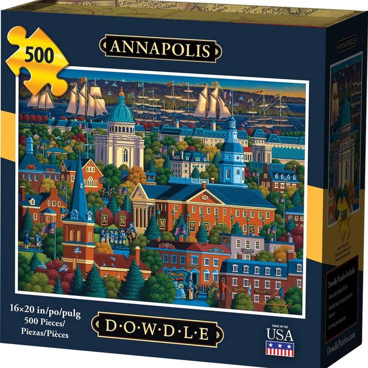 Boardwalk Puzzle Company - Wholesale Puzzle - Adult - Annapolis - 500 Piece