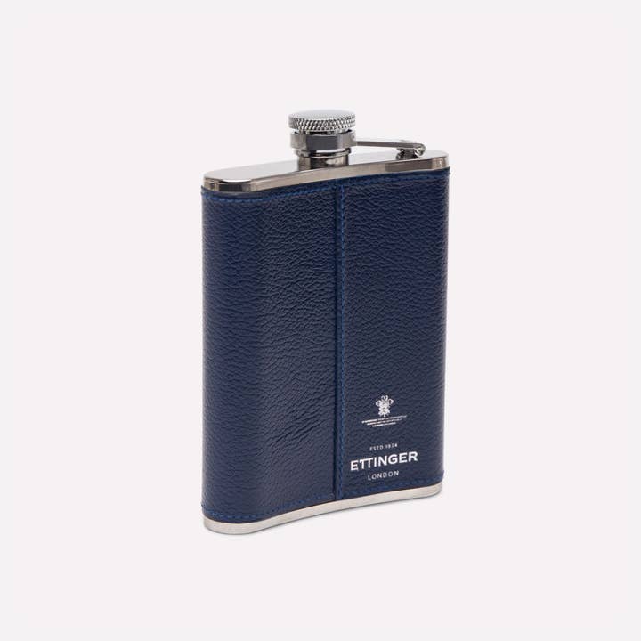 Ettinger - Wholesale Flask - Capra 6oz Leather Bound Hip Flask1