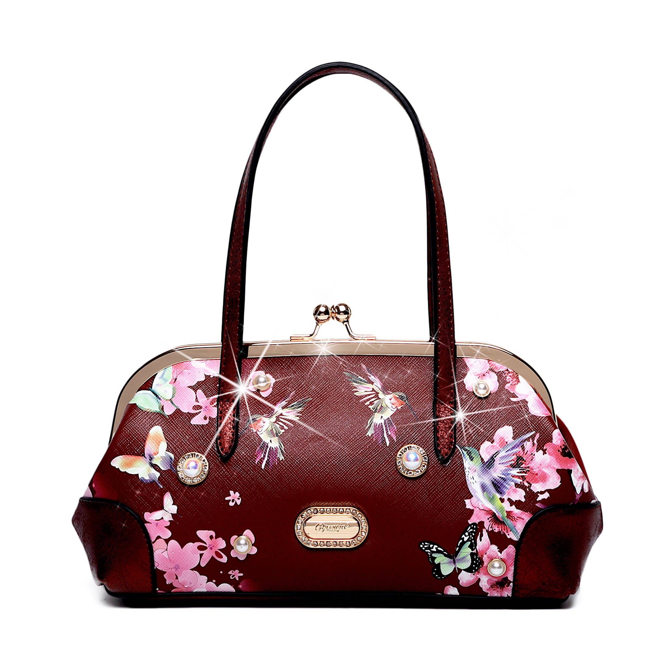 Brangio (Italy) Company Inc. - Wholesale Crossbody Bag - Women's - Brangio Italy Floral & Hummingbird Crossbody Bag3